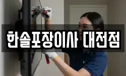 한솔포장이사 대전점