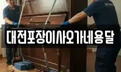 대전포장이사오가네용달