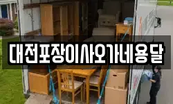 대전포장이사오가네용달