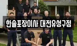 한솔포장이사 대전유성구점