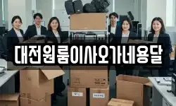대전원룸이사오가네용달