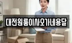 대전원룸이사오가네용달