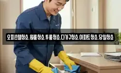 오피스텔청소.원룸청소.투룸청소.다가구청소.아파트청소.당일청소
