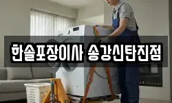 한솔포장이사 송강신탄진점