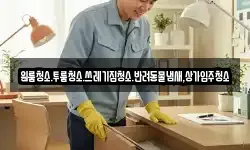 원룸청소.투룸청소.쓰레기집청소.반려동물냄새,상가입주청소