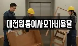 대전원룸이사오가네용달