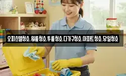 오피스텔청소.원룸청소.투룸청소.다가구청소.아파트청소.당일청소