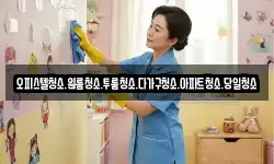 오피스텔청소.원룸청소.투룸청소.다가구청소.아파트청소.당일청소