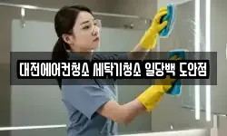 대전에어컨청소 세탁기청소 일당백 도안점