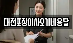 대전포장이사오가네용달