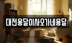 대전용달이사오가네용달