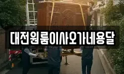 대전원룸이사오가네용달