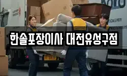 한솔포장이사 대전유성구점