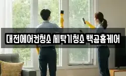 대전에어컨청소 세탁기청소 백곰홈케어