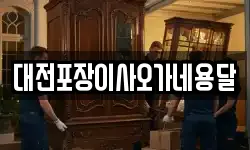 대전포장이사오가네용달