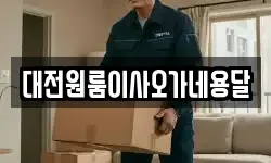 대전원룸이사오가네용달