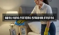 원룸청소.투룸청소.쓰레기집청소.반려동물냄새,상가입주청소
