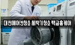 대전에어컨청소 세탁기청소 백곰홈케어