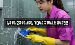 입주청소.준공청소.사무실.계단청소.공장청소.화재청소전문