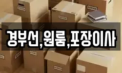 경부선,원룸,포장이사