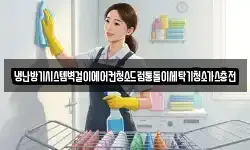 냉난방기시스템벽걸이에어컨청소드럼통돌이세탁기청소가스충전