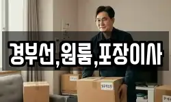 경부선,원룸,포장이사