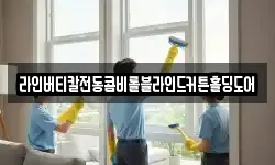 라인버티칼전동콤비롤블라인드커튼홀딩도어