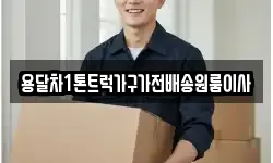 용달차1톤트럭가구가전배송원룸이사