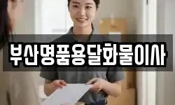 부산명품용달화물이사