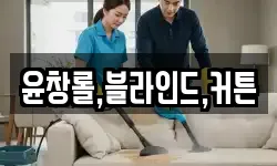 윤창롤,블라인드,커튼