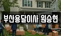 부산용달이사 원승현