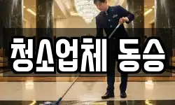 청소업체 동승