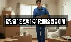 용달차1톤트럭가구가전배송원룸이사