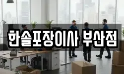 한솔포장이사 부산점