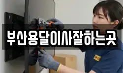 부산용달이사잘하는곳