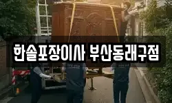 한솔포장이사 부산동래구점