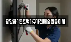 용달차1톤트럭가구가전배송원룸이사
