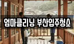 엄마클리닝 부산입주청소