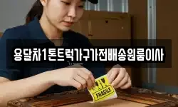 용달차1톤트럭가구가전배송원룸이사