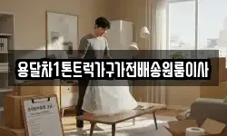 용달차1톤트럭가구가전배송원룸이사