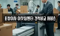 포장이사 이삿짐센터 견적비교 서비스