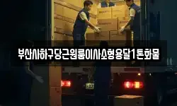 부산사하구당근원룸이사소형용달1톤화물