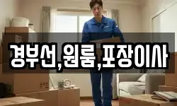 경부선,원룸,포장이사