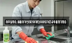 사무실청소,원룸상가인테리어계단이사퇴거준공투룸정기청소