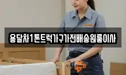 용달차1톤트럭가구가전배송원룸이사