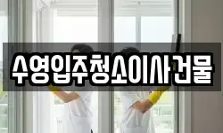 수영입주청소이사건물
