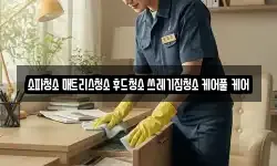 소파청소 매트리스청소 후드청소 쓰레기집청소 케어풀 케어