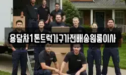 용달차1톤트럭가구가전배송원룸이사