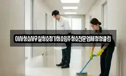 이사청소사무실청소정기청소입주청소전문업체정성클린