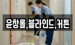 윤창롤,블라인드,커튼